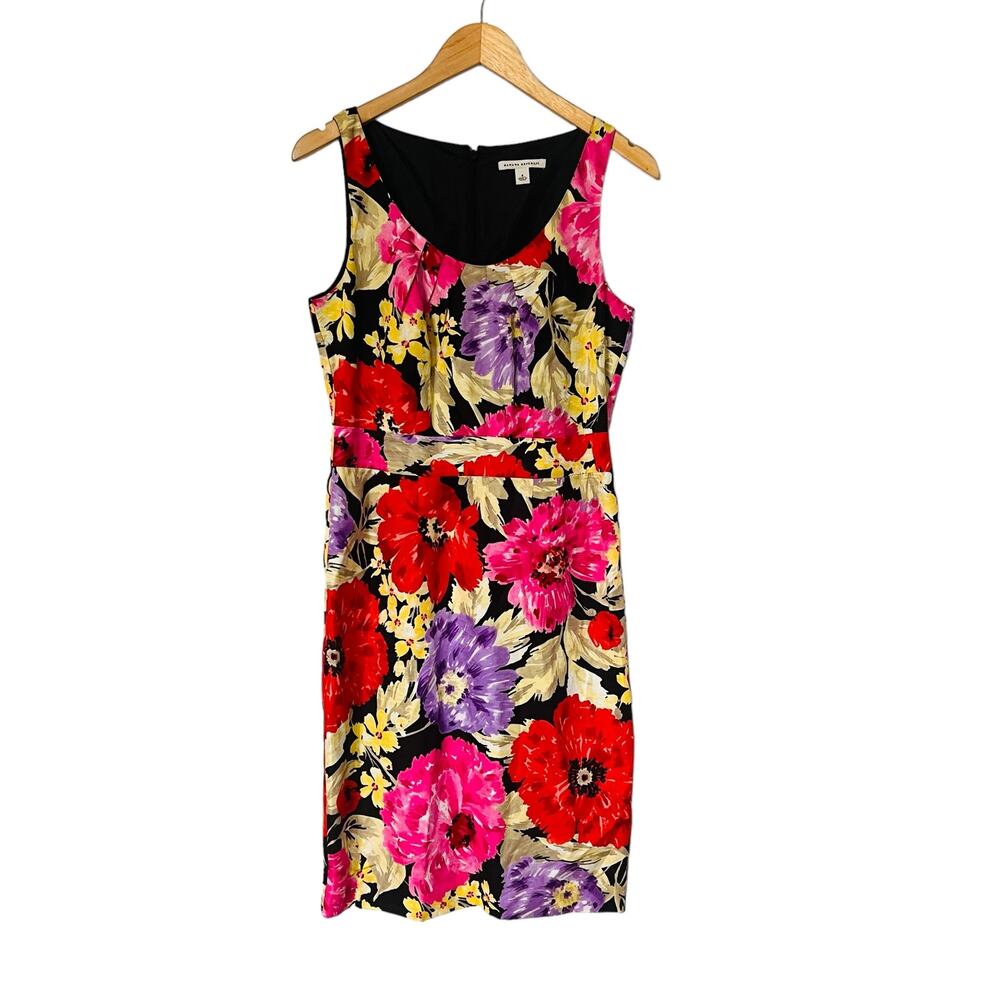 Banana Republic Floral Print Sleeveless Dress Size 6 Multicolored